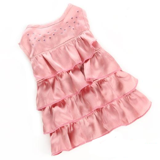 Стильное розовое платье Размер -