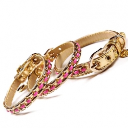 Ошейник "Pinky Gold" Размер -