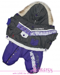 Комбинезон LimSport "Uzor" фиолетовый для мальчика Комбинезон LimSport "Uzor" фиолетовый для мальчика