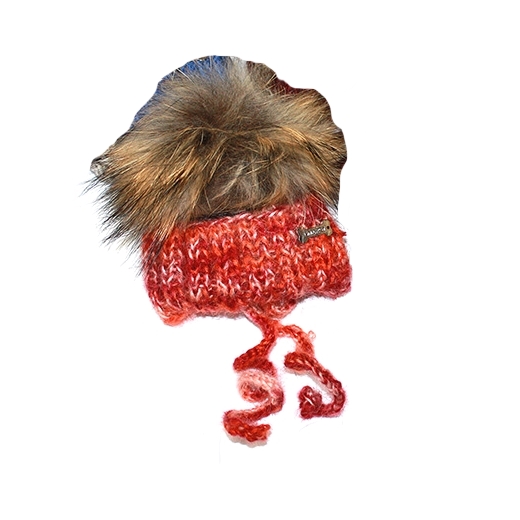 Шапочка "LX Lis" красно-оранжевая - 31939 Шапочка "LX Lis" красно-оранжевая-31939