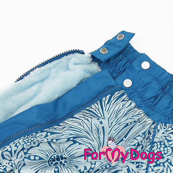 Комбинезон "Морозные цветы" для мопсов и вест-хайленд-уайт-терьеров для мальчика (УЦЕНКА) - 36342 Комбинезон "Морозные цветы" для мопсов и вест-хайленд-уайт-терьеров для мальчика (УЦЕНКА)-36342