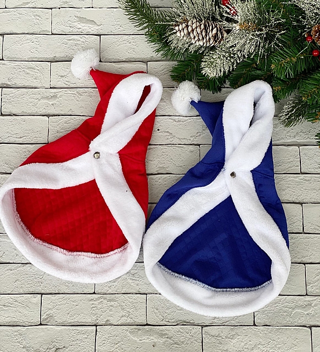 Пончо Новогоднее синее - 40583 Пончо Новогоднее синее-40583