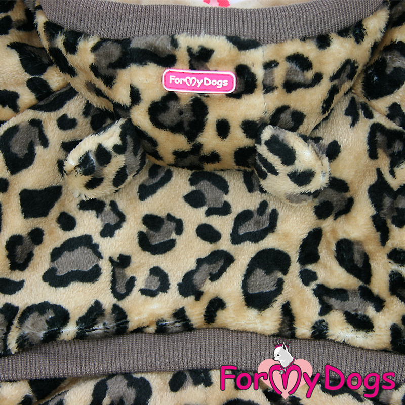 Утепленный плюшевый костюм Ушки-Лео коричневый-42189 Утепленный плюшевый костюм Ушки-Лео коричневый-42189